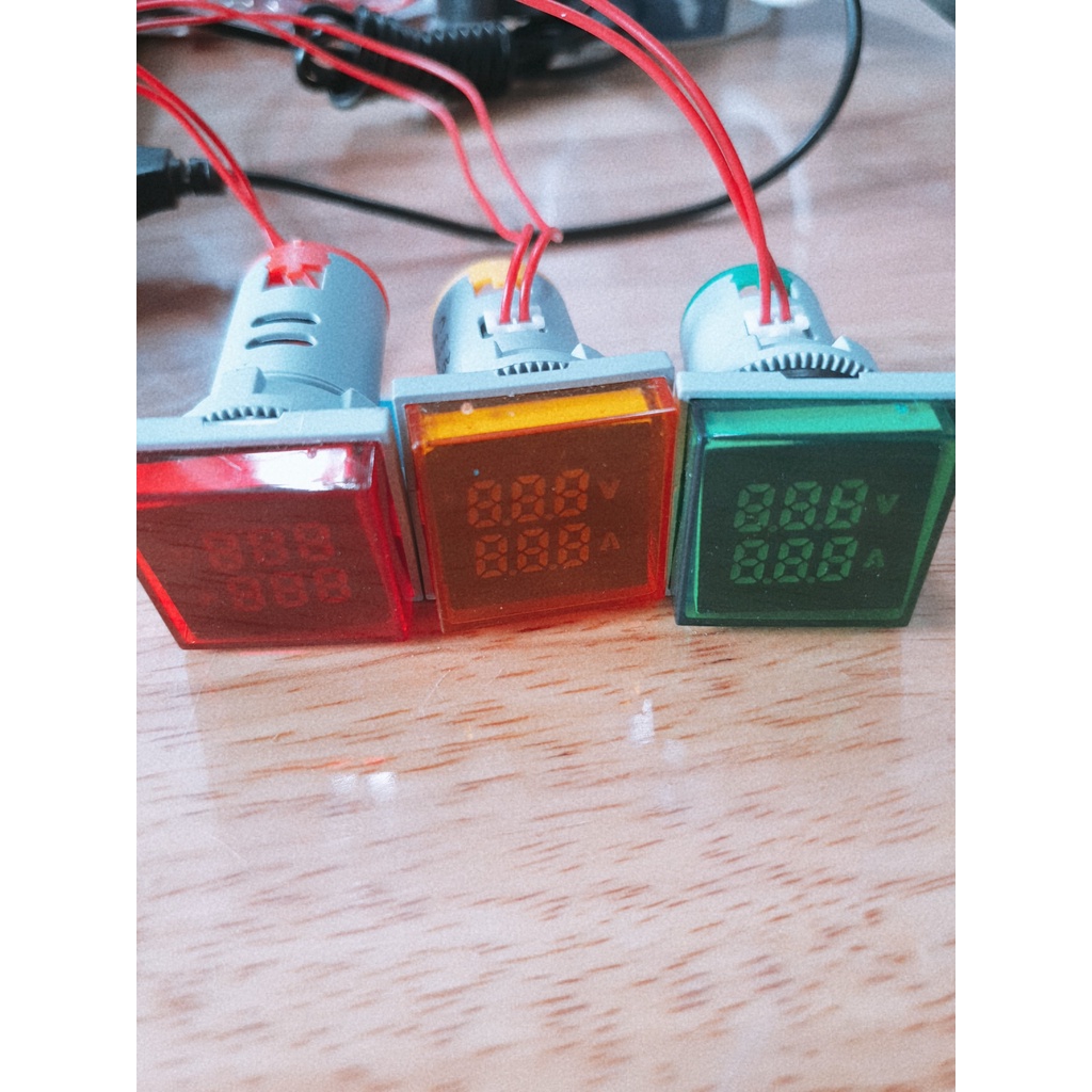 Đèn báo Volt - Ampe phi 22