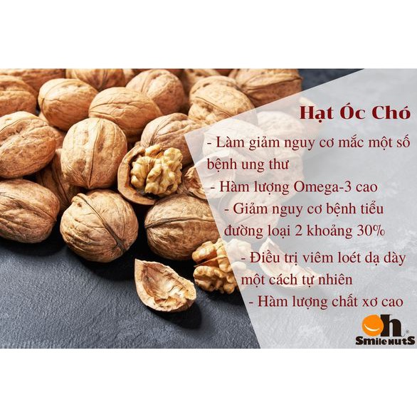 Mix Nuts 6 loại hạt (Óc chó, hạnh nhân, Thông Mỹ, macca, Hồ Đào, hạt dẻ cười)-Hộp 500gr RẤT TỐT CHO THAI PHỤ VÀ TRÍ NÃO