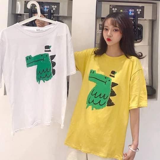 Áo thun tay lỡ vải Cotton form rộng oversize-ATN007