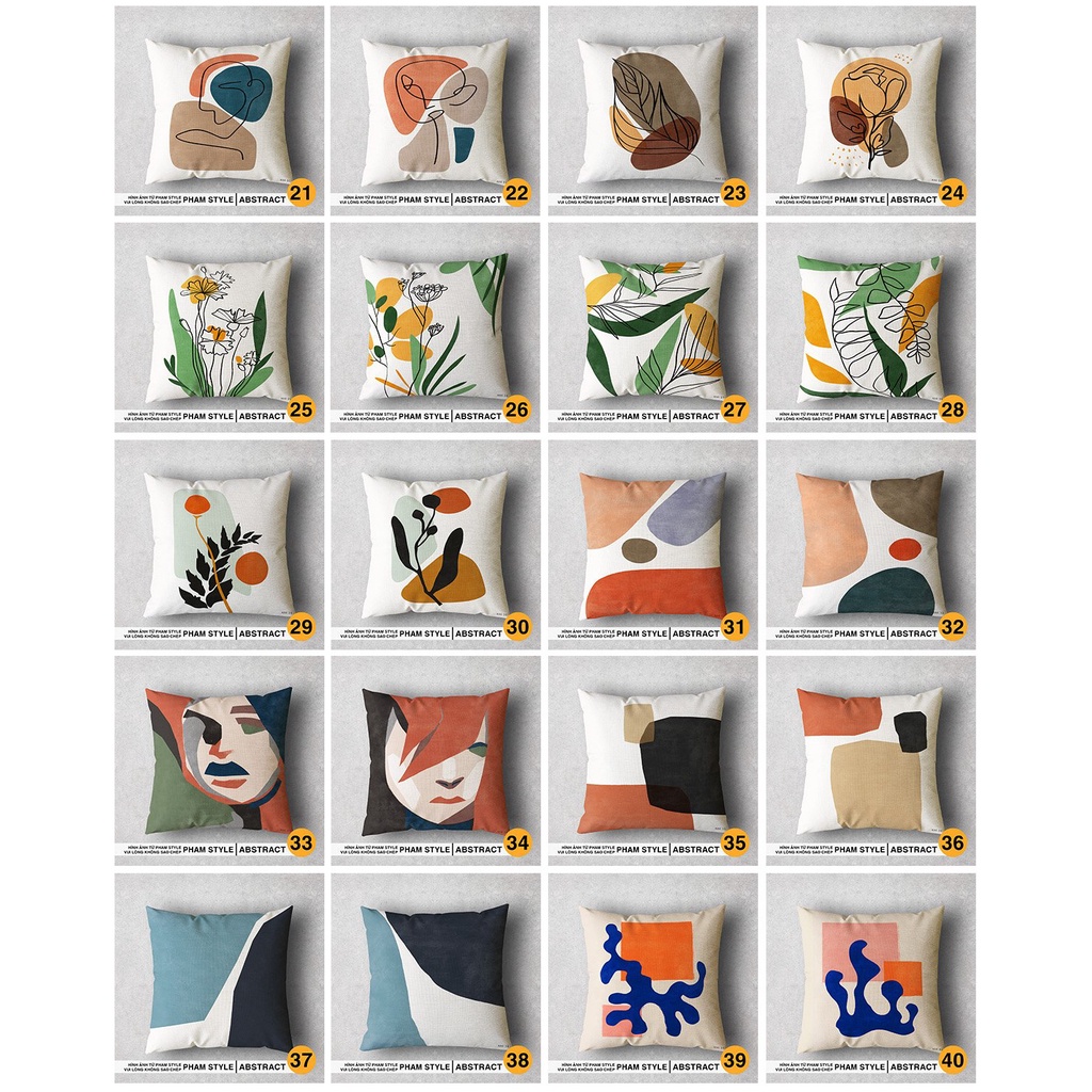 GỐI TRANG TRÍ SOFA ABSTRACT