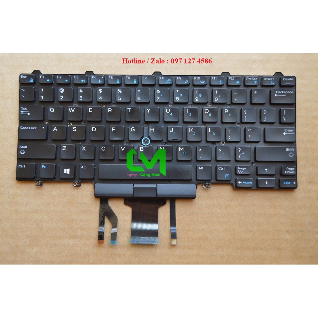 Bàn phím Dell Latitde 3340 E3340 E5450 E7450 E5470 E7450 E7470 - BH 12 tháng