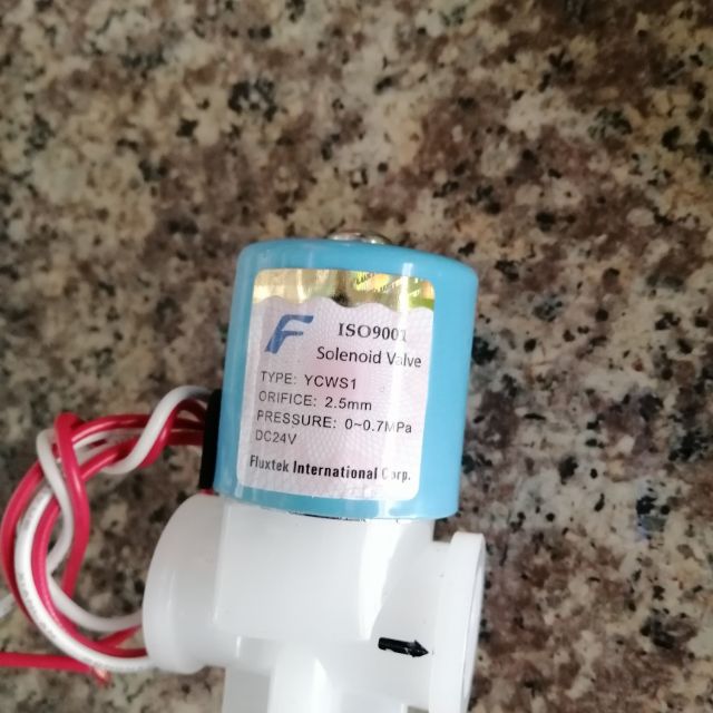 chính hãng! Van điện từ 24v máy lọc R.O tem bảo hành Tân á