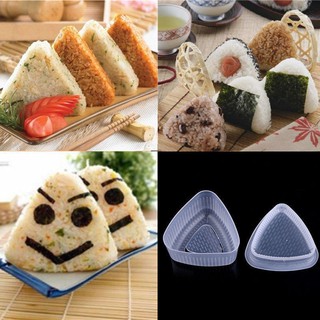 Set 2 khuôn làm cơm nắm DIY hình tam giác