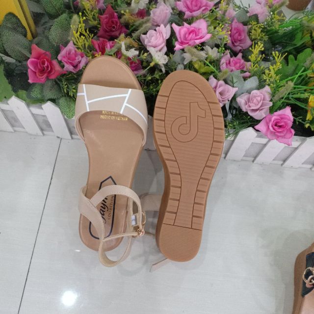 (Giá gốc 350k)Giày Sandal đế xuồng cao 5 cm hàng VNXk cao cấp kèm ảnh thật