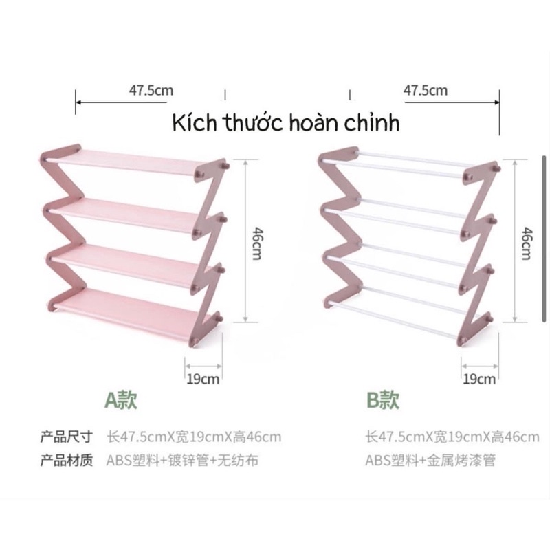 kệ để đồ ziczac có thể gấp gọn