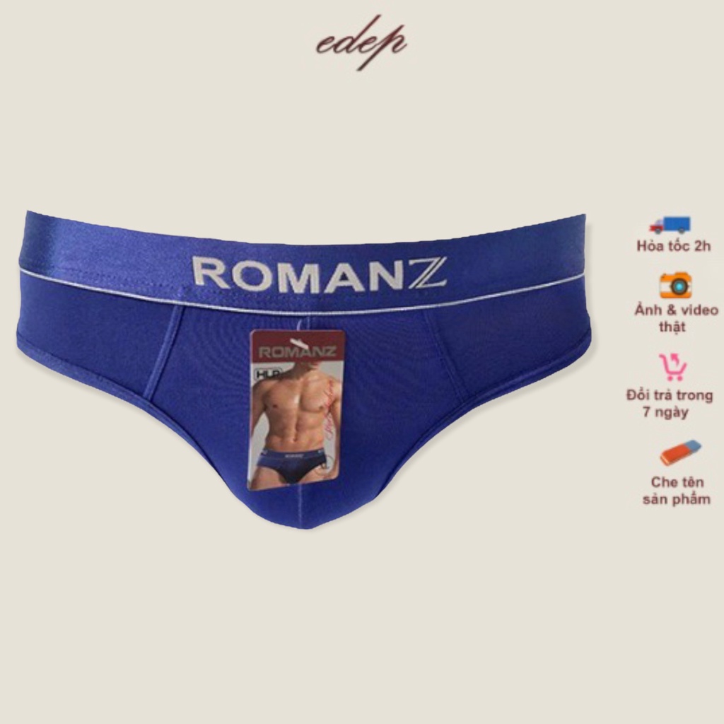 Combo 3 Quần Lót Nam THUN LẠNH Lưng Bảng vừa vải đẹp (Dáng BODY) ROMANZ_602RN