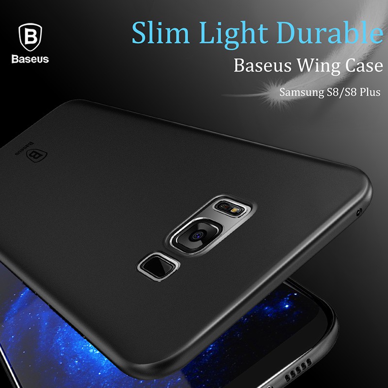 Ốp lưng siêu mỏng Galaxy S8 Plus và S8 Wing Case hãng Baseus