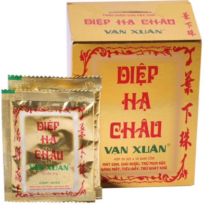 Diệp Hạ Châu Vạn Xuân - Hỗ trợ mát gan - hộp 20 gói