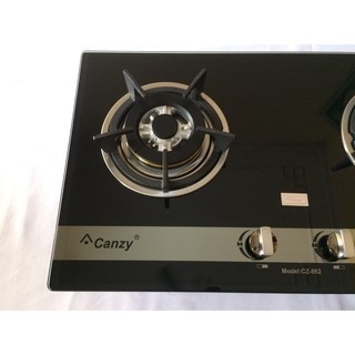 Bếp gas âm Canzy CZ 862 Cảm ứng ngắt Gas tự động, Đánh lửa IC  Bảo Hành Chính Hãng 36 Tháng