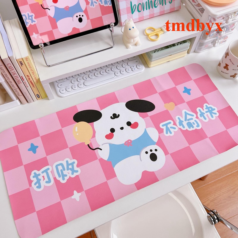 Tmdbyx Thảm Da pvc Lót Bàn Học Chống Trượt Không Thấm Nước In Hoạt Hình Dễ Thương
