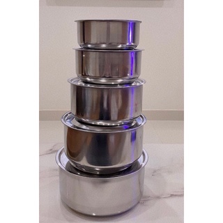 Bộ nồi inox đựng đồ tủ lạnh