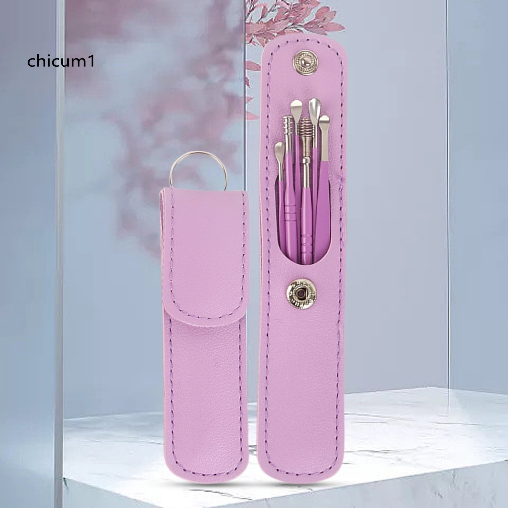 Set 6 Dụng Cụ Lấy Ráy Tai Bằng Thép Carbon Chất Lượng Cao