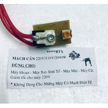 MẠCH HẠ ĐIỆN ÁP 220V XUỐNG 110V CHO MÁY NỘI ĐỊA- 1 mạch