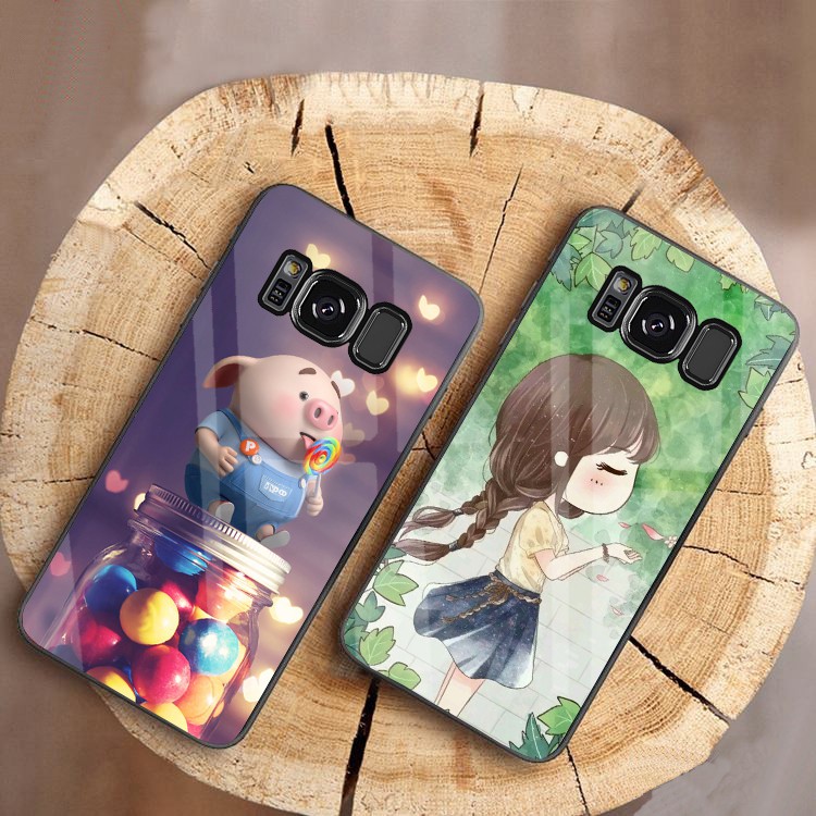 Ốp Lưng SAMSUNG S8, S8 Plus mặt kính cường lực cao cấp