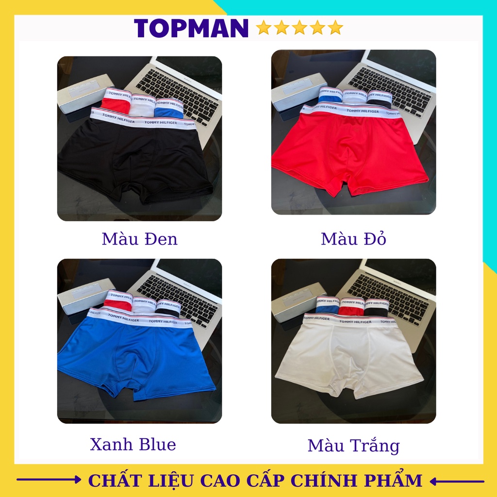 Quần Sịp Đùi Nam Thun Lạnh Co Giãn 4 chiều Lót Nam Đùi Boxer sexy cao cấp kháng khuẩn khử mùi | Topman