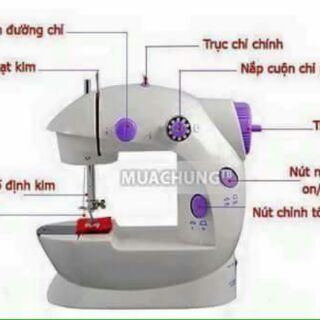 COMBO MÁY MAY MINI VÀ HỘP KIM CHỈ ĐA NĂNG