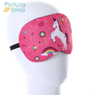 Portable Print Eye Mask Eyeshade Eye Cover Travel Sleeping Eye Patch