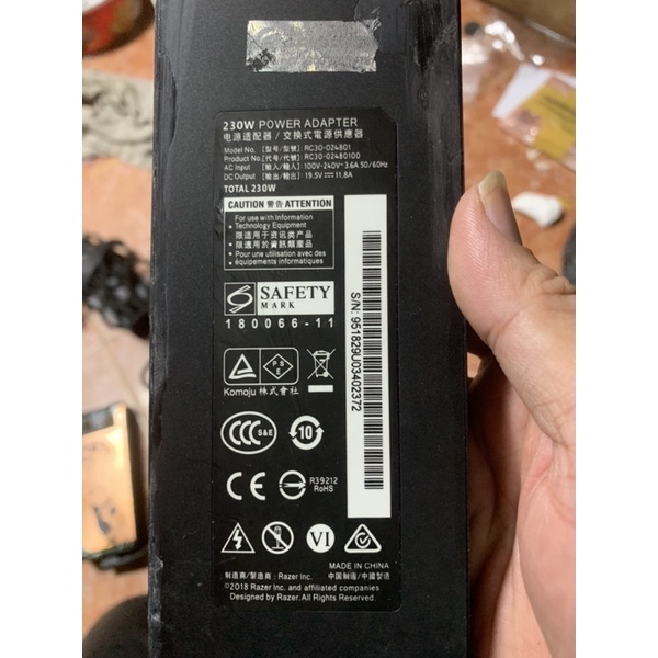 [xác lỗi] sạc laptop razer đời cao bán xác