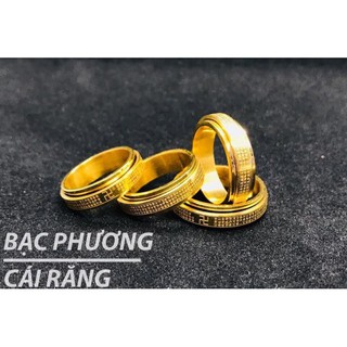 [ĐỦ SIZE] Nhẫn Titan Bát Nhã Tâm Kinh
