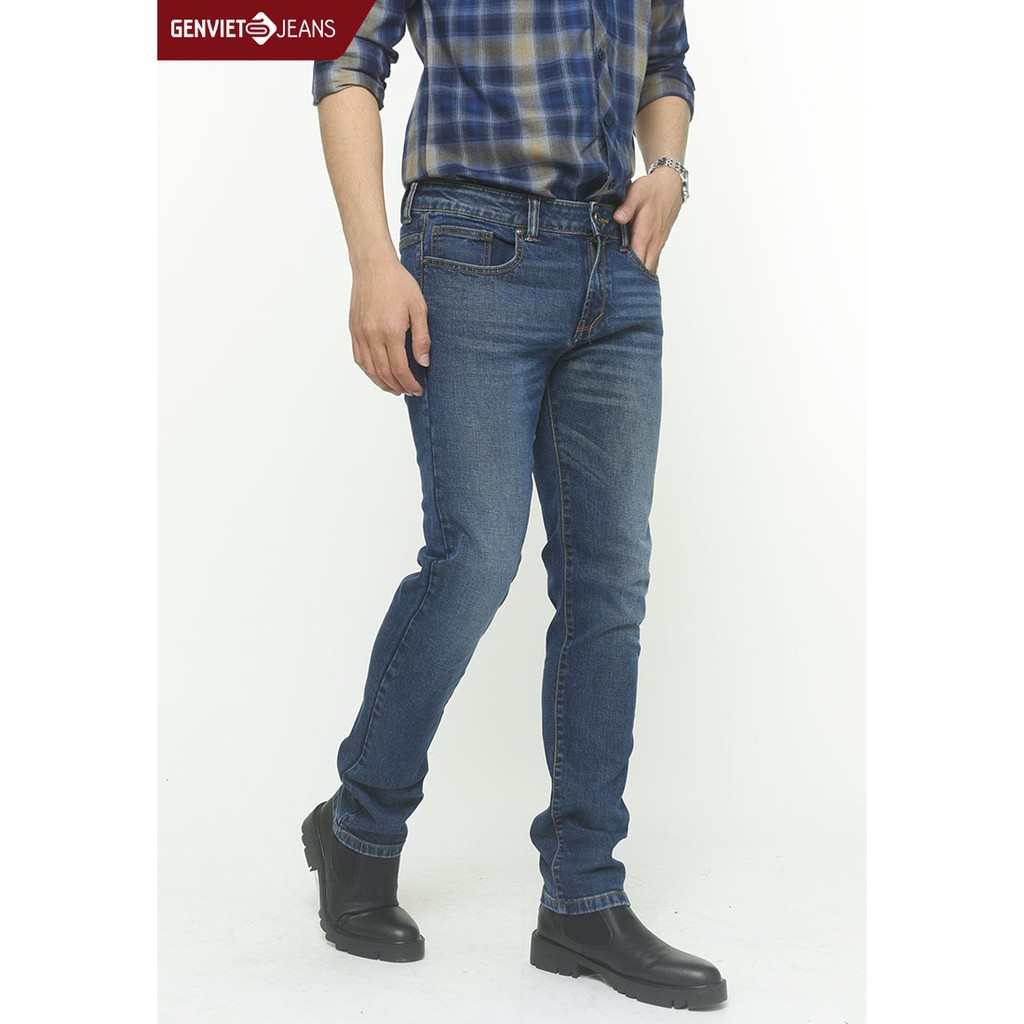 Quần dài jeans nam T1102J738 GENVIET | BigBuy360 - bigbuy360.vn