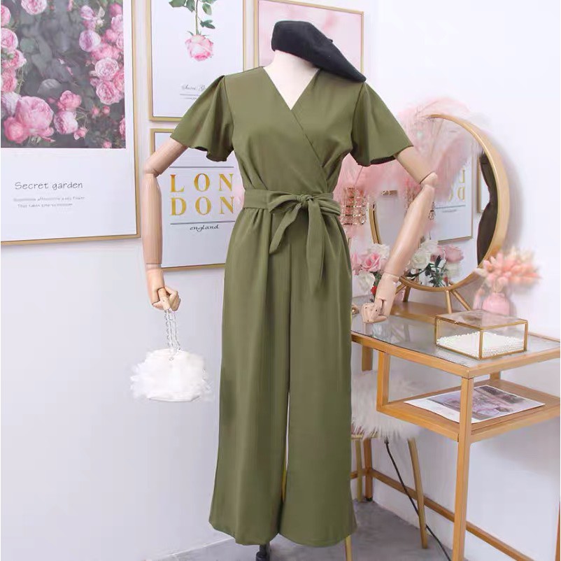 Jumpsuit Nữ Dài Ống Suông Tôn Dáng - Tay Cánh Dơi Thiết Kế Cao Cấp JS08-Violet