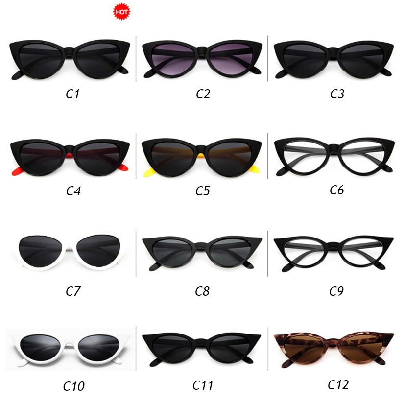 Kính Mát Mắt Mèo Phong Cách Cổ Điển