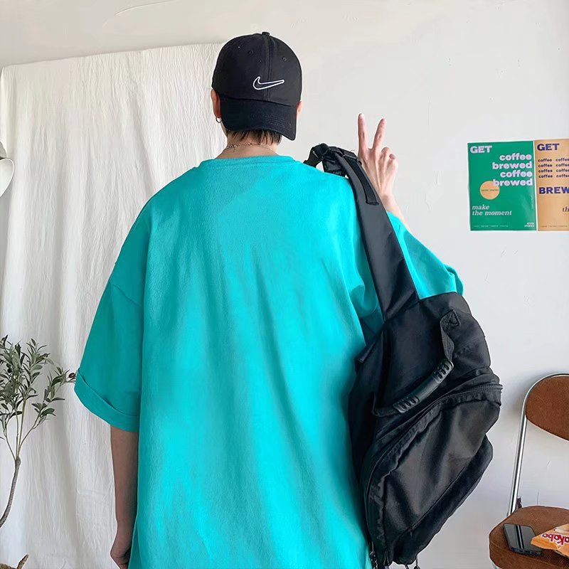 Áo Thun Tay Ngắn Dáng Rộng In Họa Tiết Thời Trang Mùa Hè Phong Cách Hàn Quốc Cho Nam