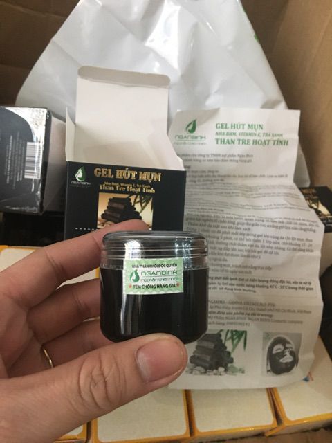 Gel hút mụn, lột mụn than tre hoạt tính Ngân Bình có tem chống hàng giả | BigBuy360 - bigbuy360.vn