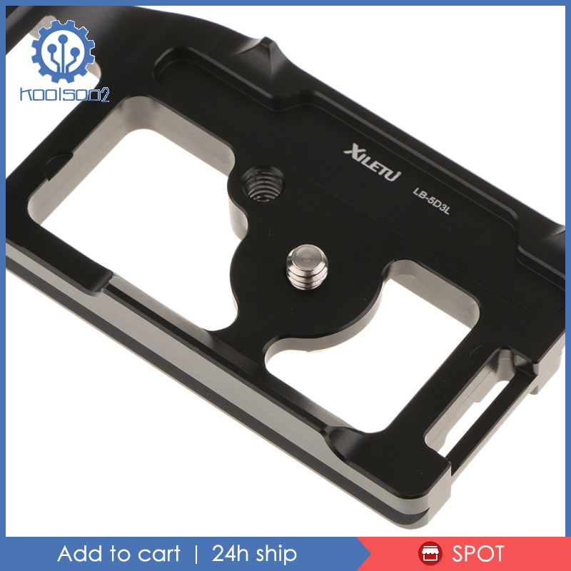 [KOOLSOO2]Quick Release Plate L Shape Bracket Holder HandGrip for Canon 5D3 5DIII