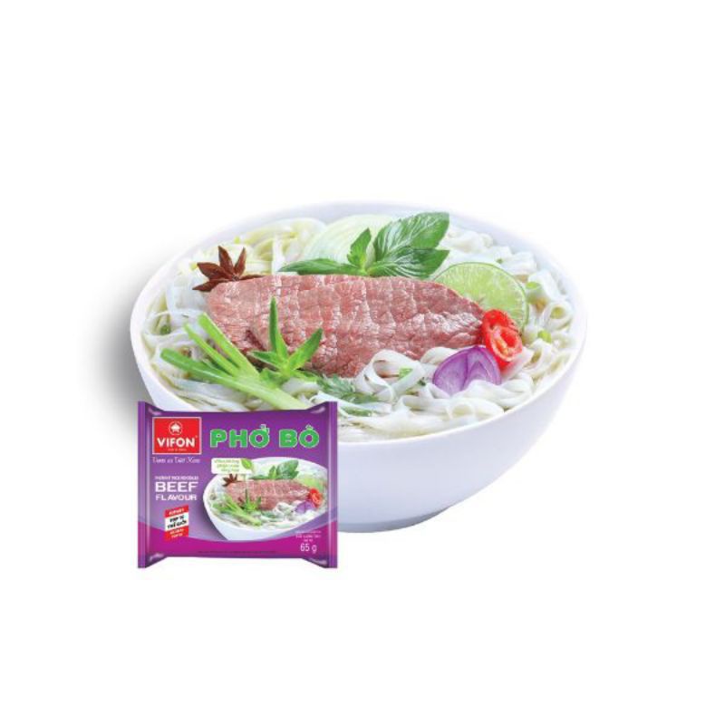 Phở bò vifon thùng 30 gói date luôn mới