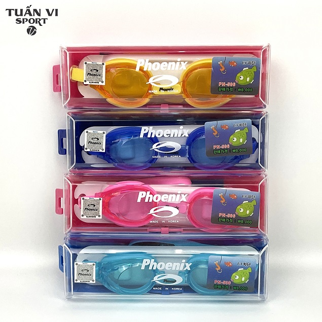 Kính bơi trẻ em cao cấp Phoenix N 506 Hàn Quốc chống sương mù và tia UV