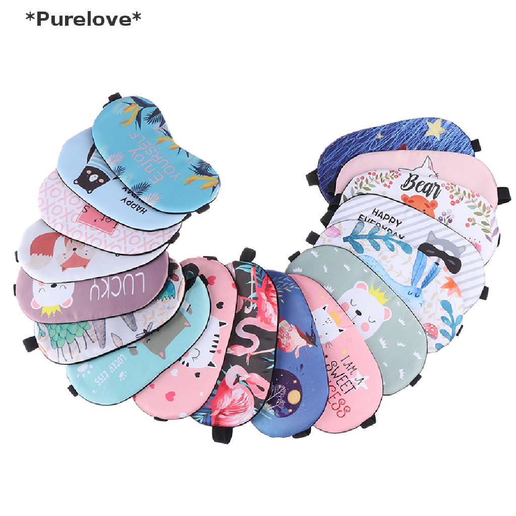 1 Mặt Nạ Ngủ Cho Mắt Chất Liệu cotton Thiết Kế Sáng Tạo