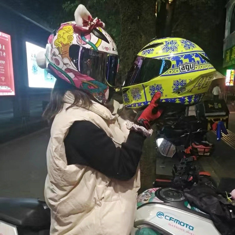 Mũ Bảo Hiểm Hình Tai Mèo Đội Mũ Bảo Hiểm Đáng Yêu Cho Nữ