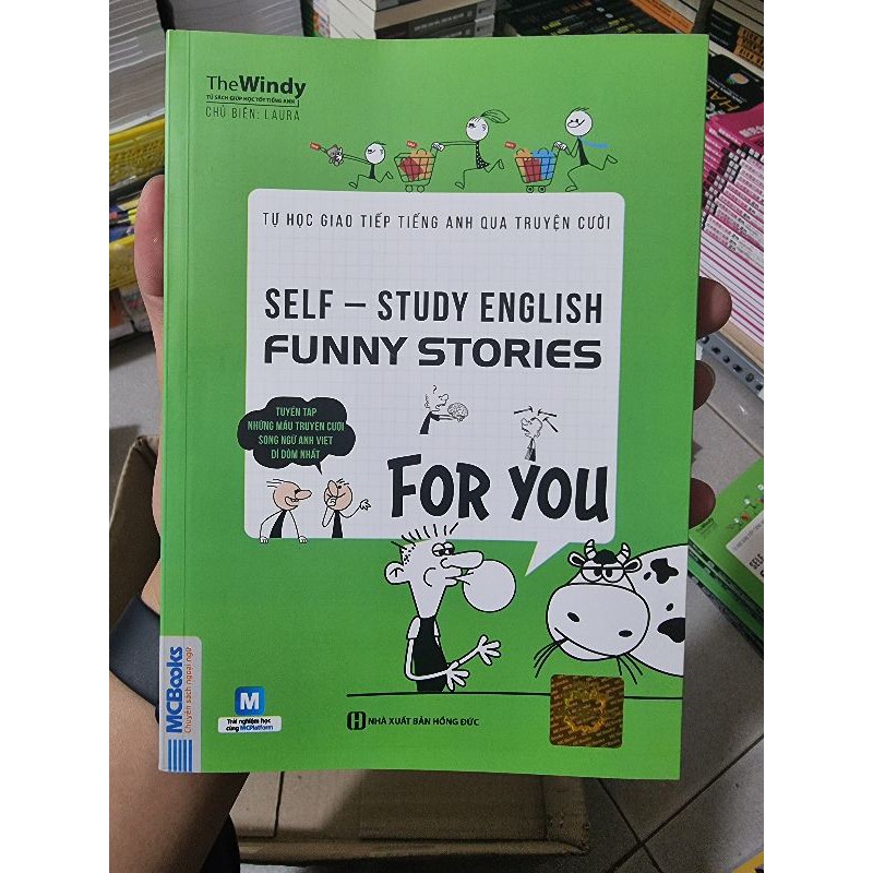 Sách - Self Study English Funny Stories For You - Tự Học Giao Tiếp Tiếng Anh Qua Truyện Cười