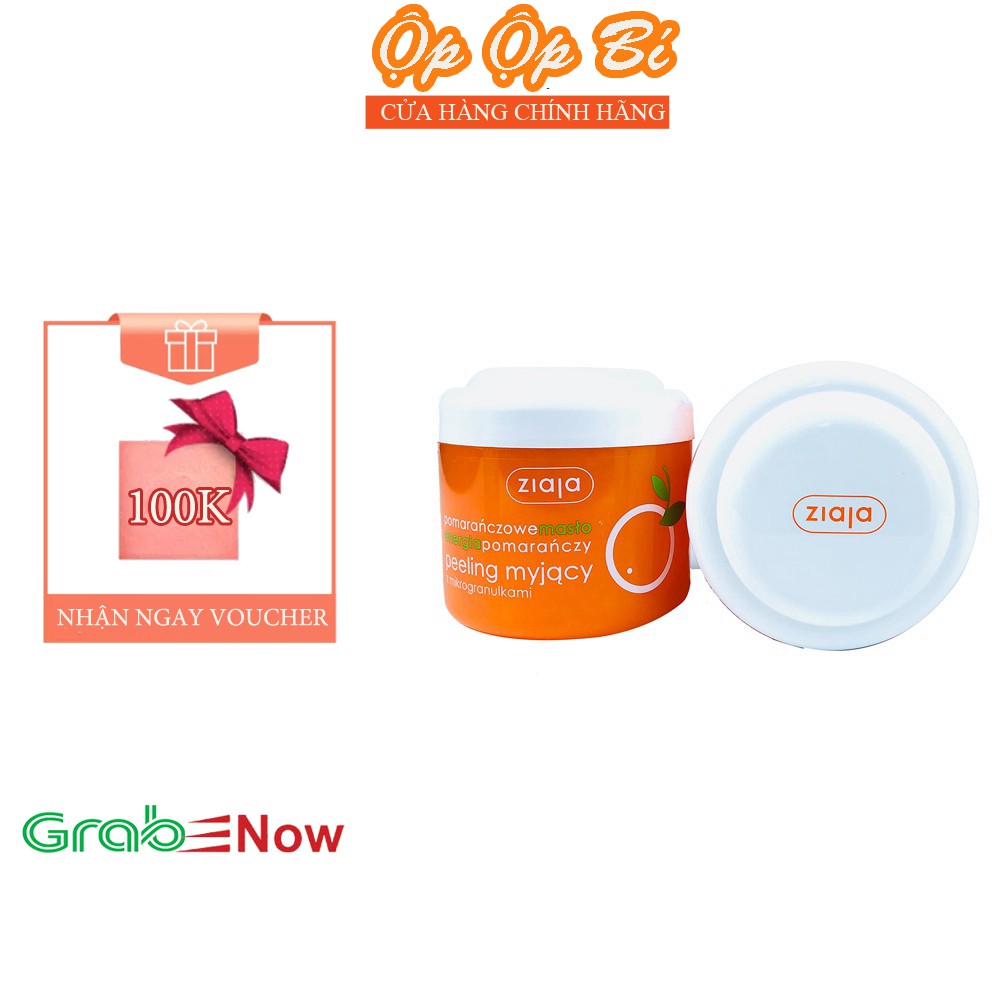 Kem tẩy Da chết Toàn Thân Hương Cam Nhẹ Dịu - Body Ziaja 200ml
