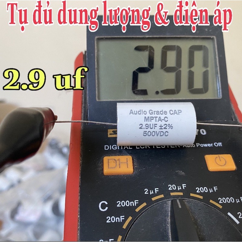 Tụ loa 2.9uf/500VDC Audio Grade Cap