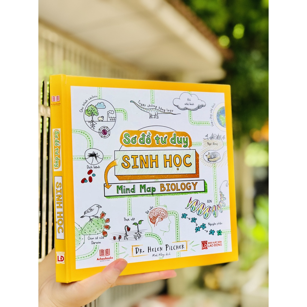 [GIẢM NGAY 35%] Sách: Sơ đồ tư duy Sinh Học - Biology Mind Map (bìa cứng, in màu)