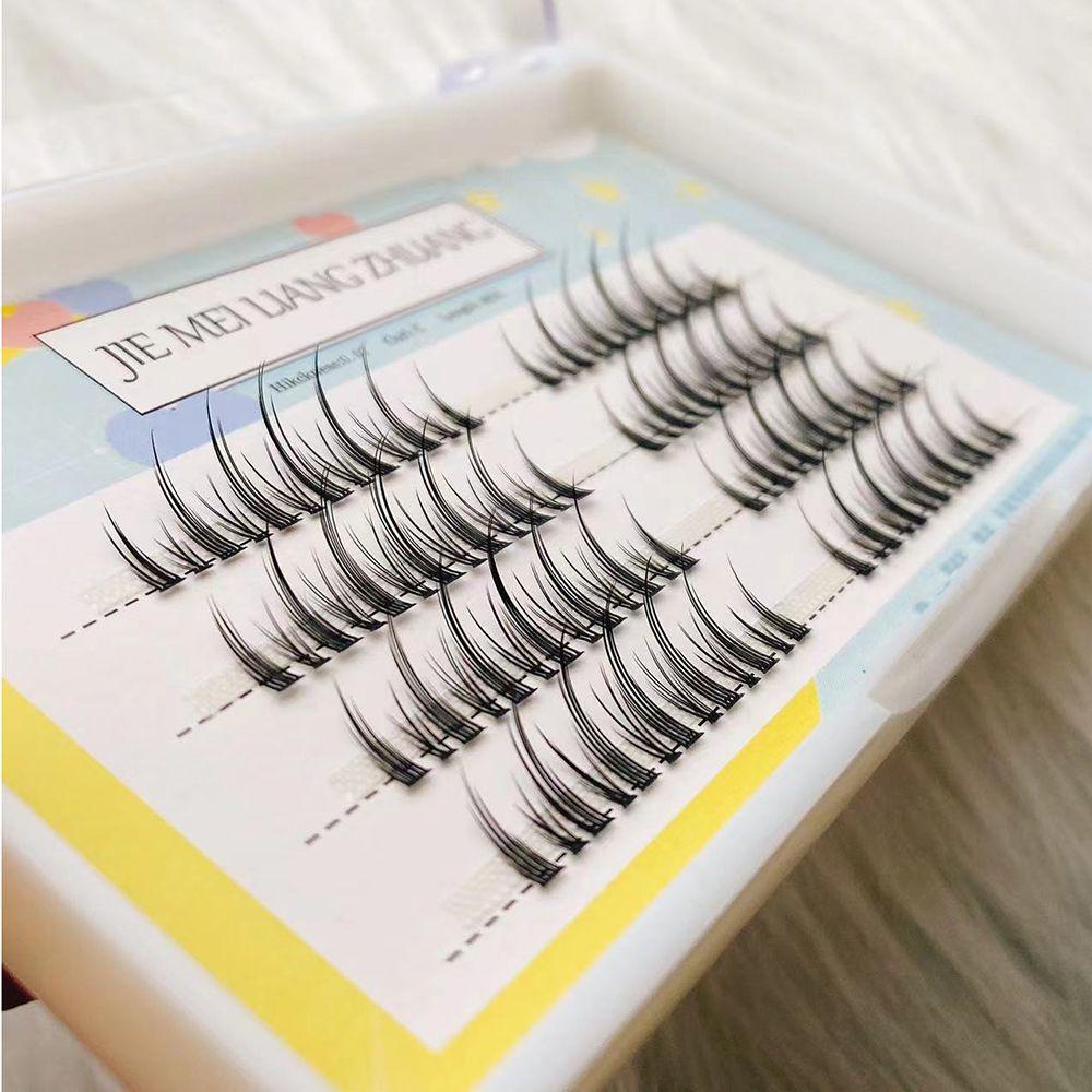 QQMALL Lông Mi Giả 3D 8-12mm Mềm Mại Hỗn Hợp Trang Điểm Tự Nhiên