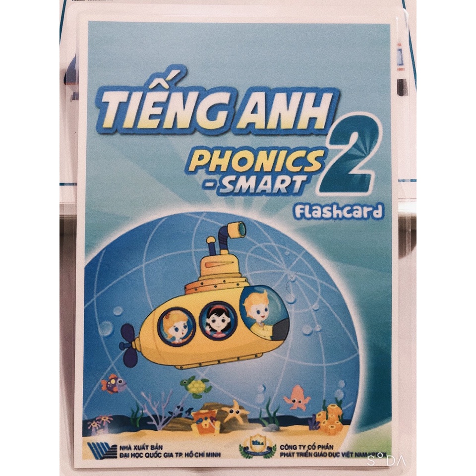 Trọn Bộ 93 Thẻ Flashcard Smart Phonics 2/ VPPT&amp;T /Thẻ Tiếng Anh thiết kế 2 mặt ép plastics bền đẹp / FLC0092