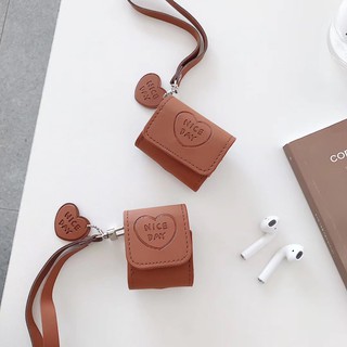 Apple Airpods 1/2 Nice Day Love without earphone Apple Brown Airpods pro