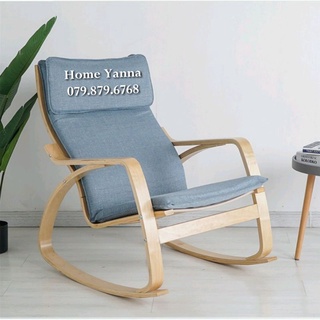 Ghế poang thư giãn - rocking chair cao cấp - ghế đọc sách