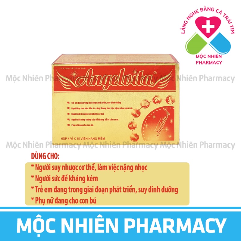 Vitamin Tổng Hợp, Angelvita Hết Mệt Mỏi, Giúp Ăn Ngủ Ngon
