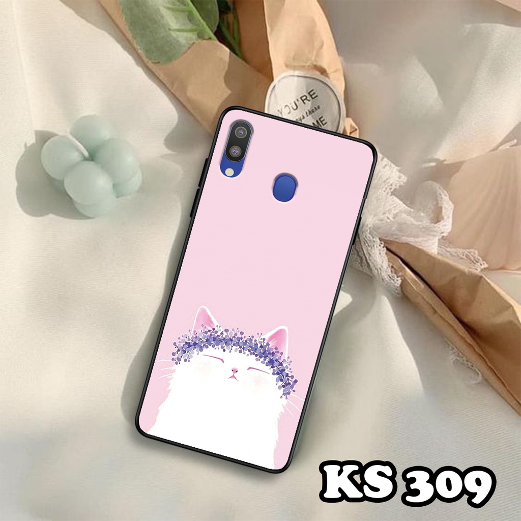 Ốp lưng Samsung M10 - Samsung M20 - Samsung M21 - Ốp in hình LoveCat - Chất liệu TPU siêu bền