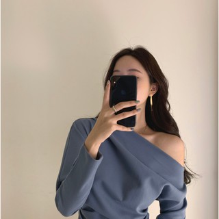 Đầm Lệch Vai Chiết Eo