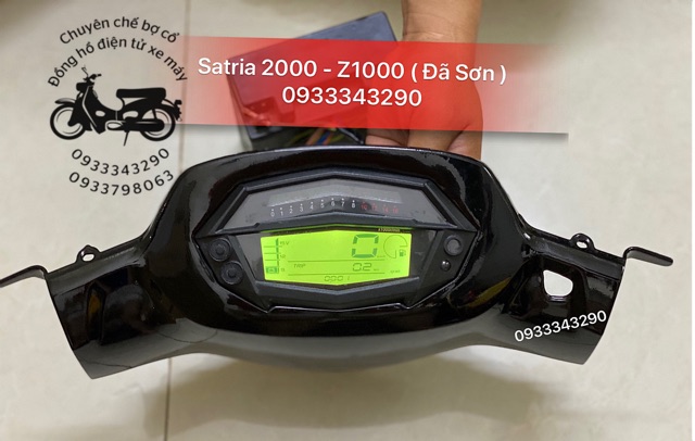 Trọn Bộ Bợ Cổ Satria 2000- Chế Đồng Hồ Z1000
