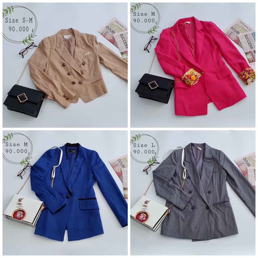 Vest, blazer Hàn - Nhật  đồng giá 90k