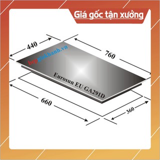 Bếp gas âm Eurosun EU GA291D, bếp gas, bếp gas âm, bếp gas mini, bếp gas hồng ngoại, bếp gas đơn Hàng chính hãng Bảo hàn