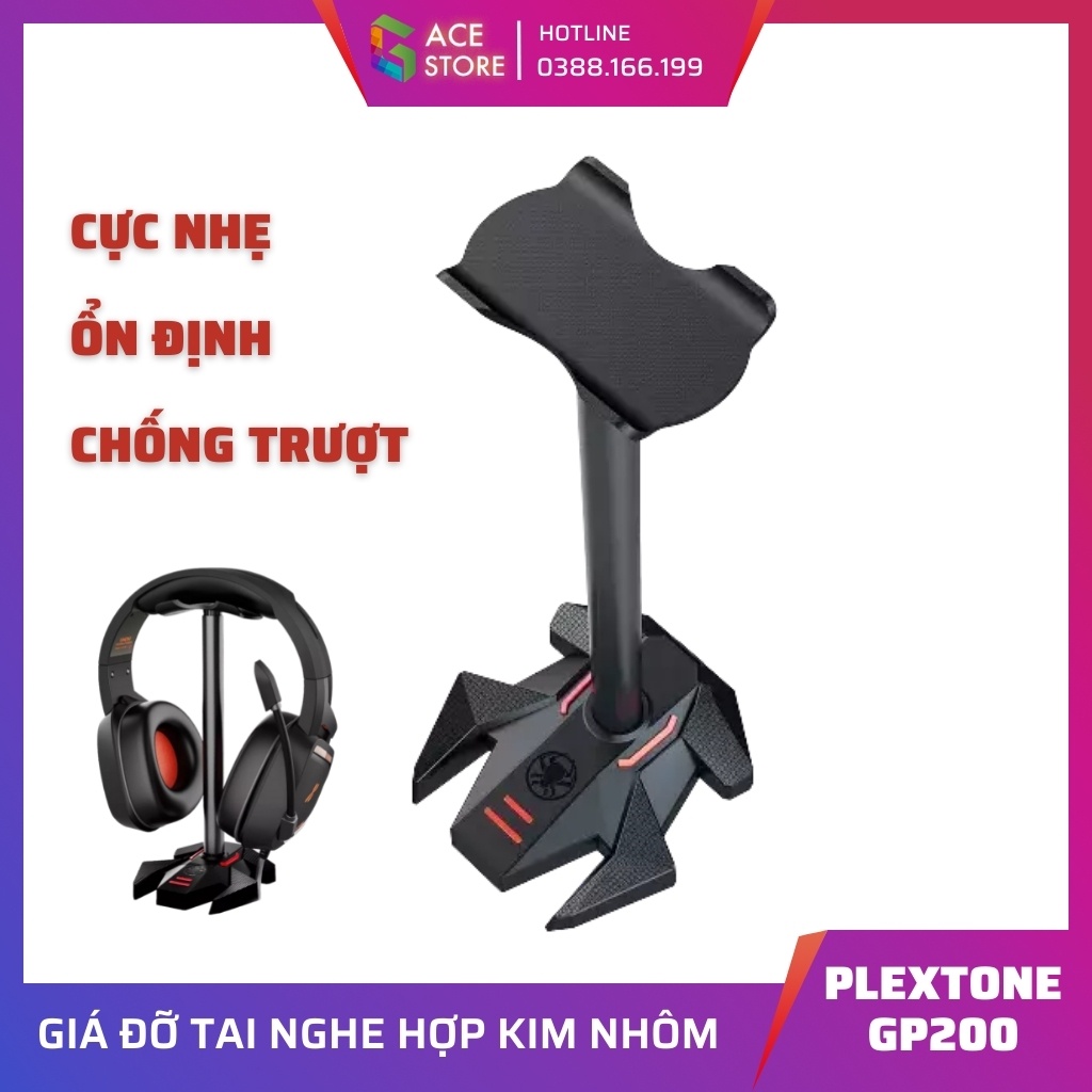 Plextone GP200 | Giá đỡ tai nghe chụp hợp kim nhôm - kiểu dáng gaming