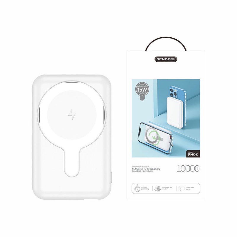 Sạc Dự Phòng Không Dây Thông Minh, Cục Sạc Nhanh Pin 10000Mah Mini Nhỏ Gọn Cao Cấp,bảo Hành 24 Tháng