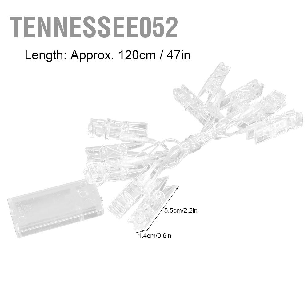 Tennessee052 Photo Clip LED Lamp Ornaments String Lights Party Festival Hanging Decoration Light